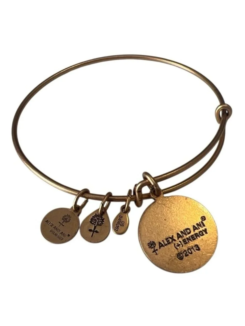 Alex and Ani Path of Life Charm Bangle Gold Charm Bracelet 2013